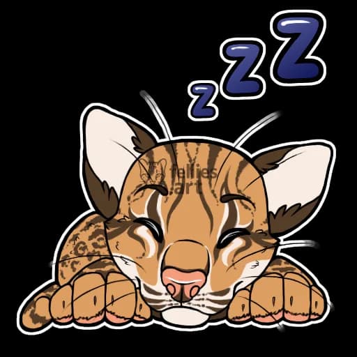 Sticker 2 - Sleeping